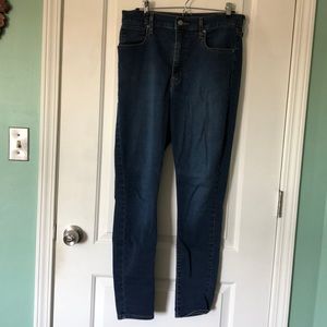 LEVIS Mile sky high women’s skinny jeans size 32